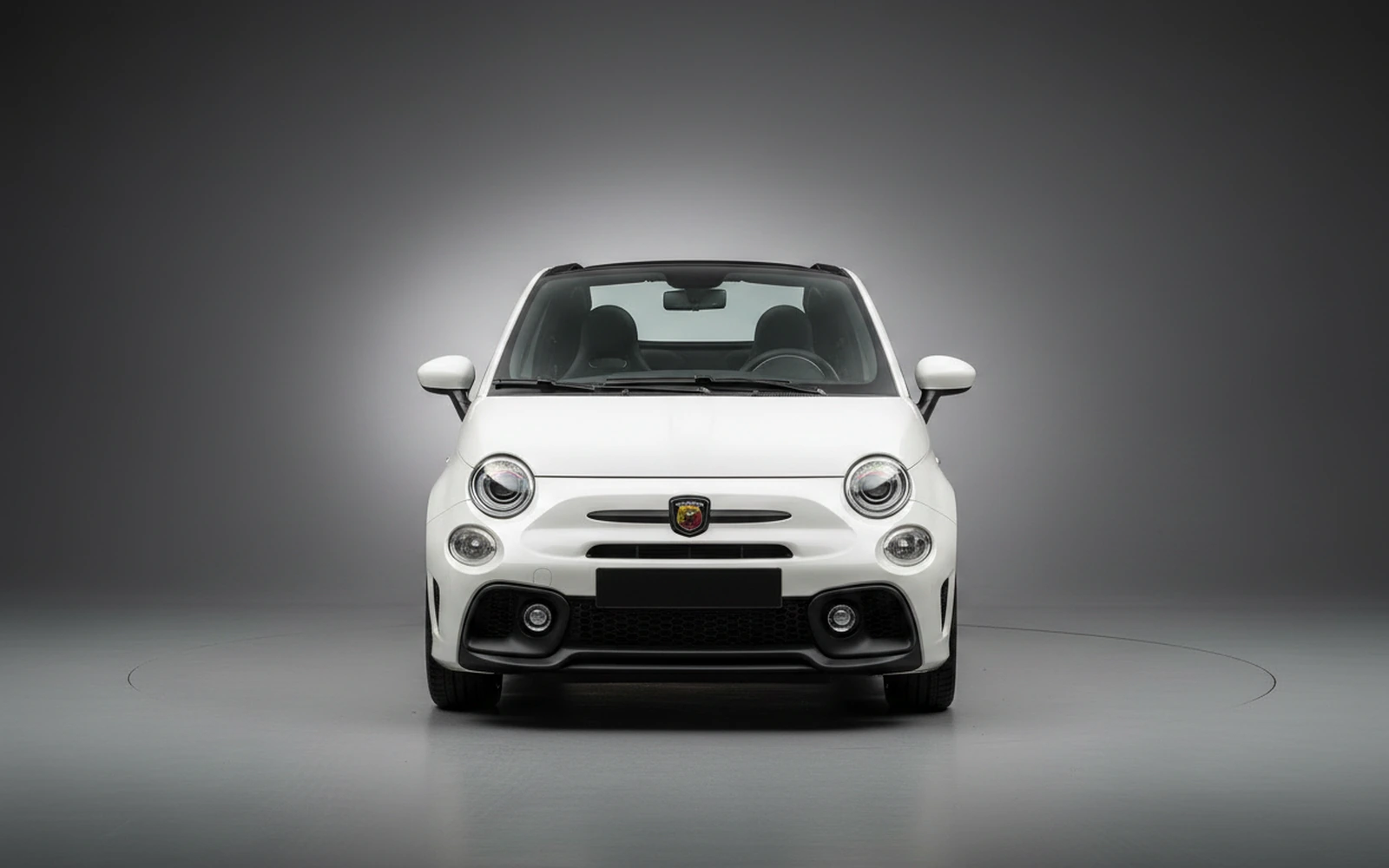 Abarth 595 Competizione White 2021 — exterior side view