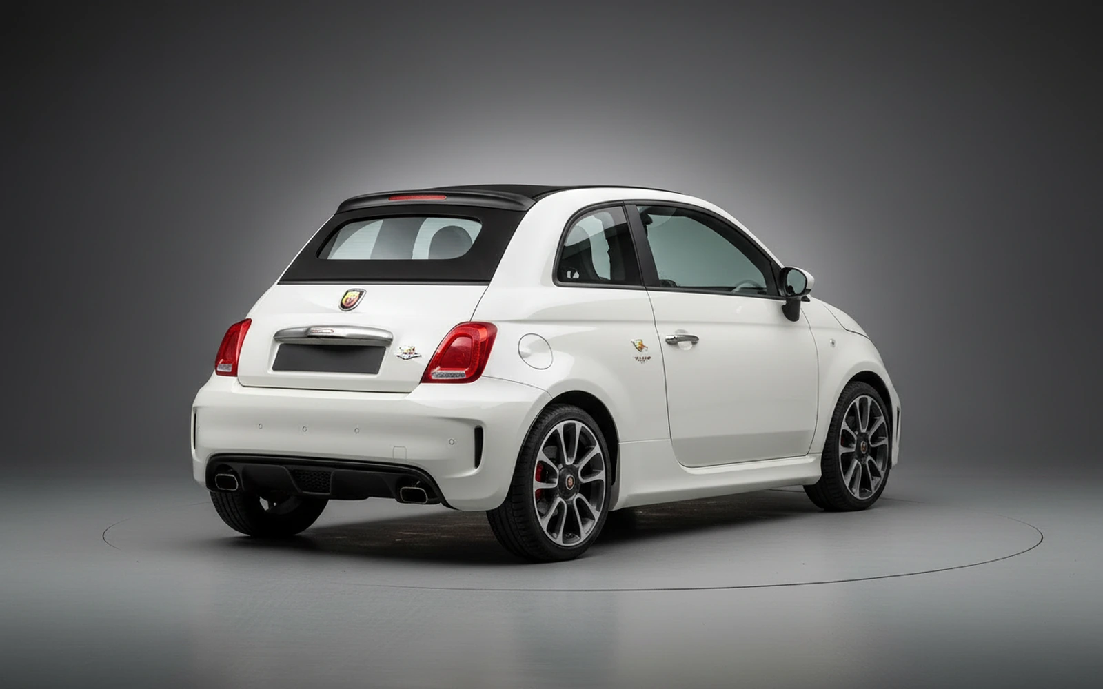 Abarth 595 Competizione White 2021 — interior dashboard