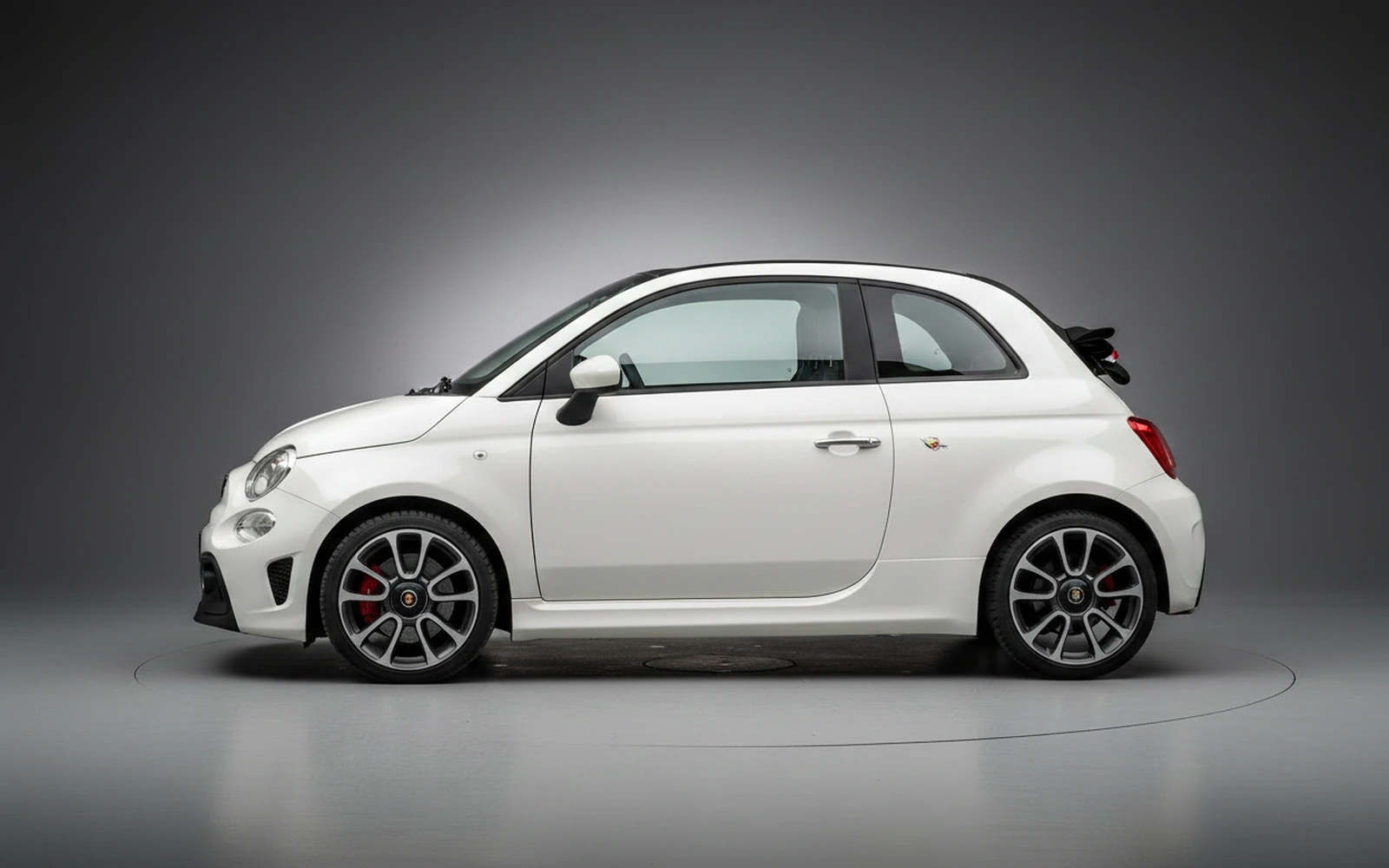 Abarth 595 Competizione White 2021 — exterior rear view