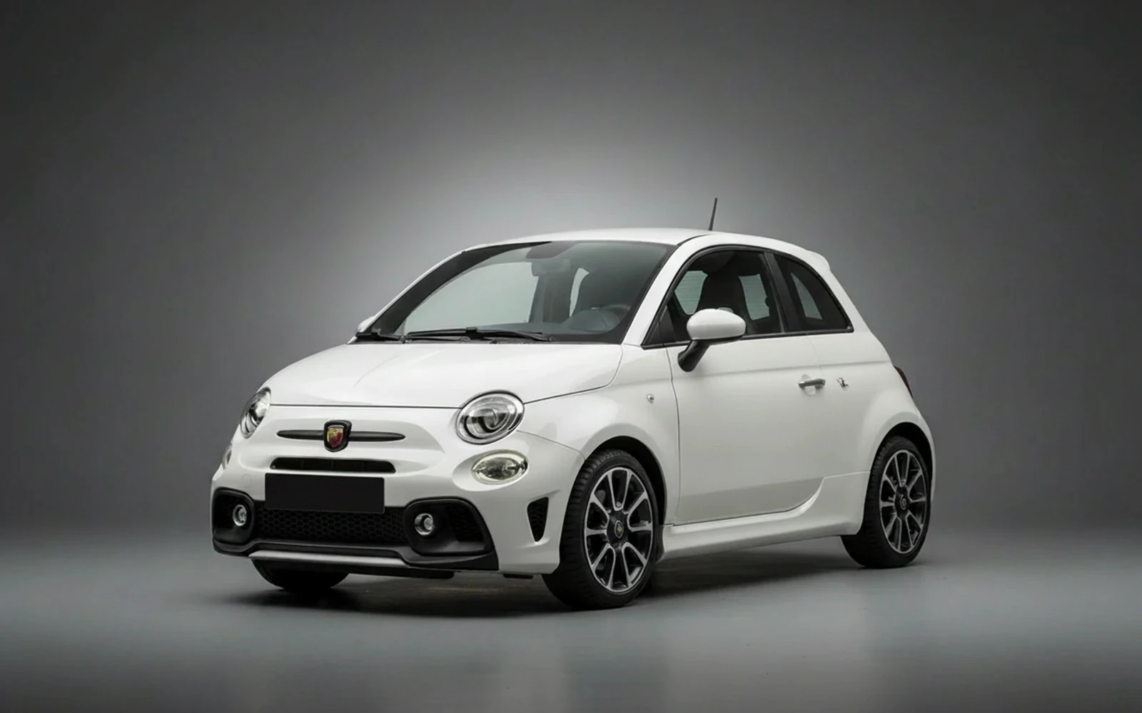 Abarth 695 Turismo White 2024 for rent in Miami — exterior photo