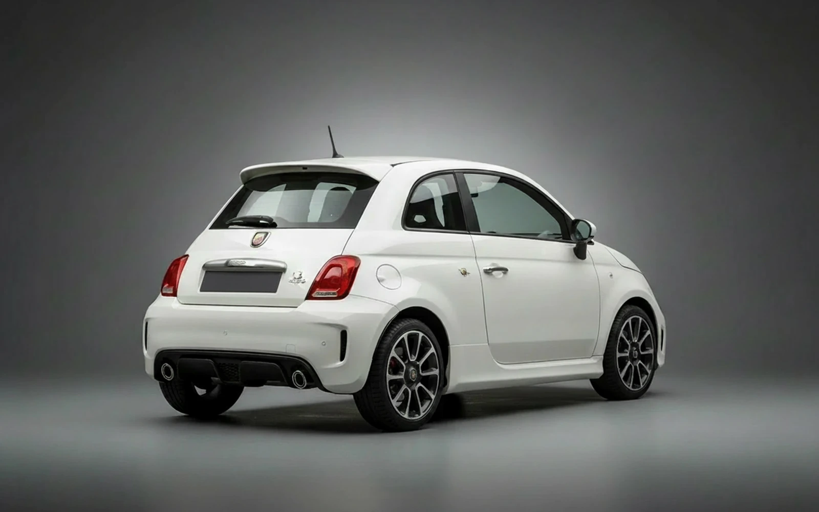 Abarth 695 Turismo White 2024 — interior dashboard