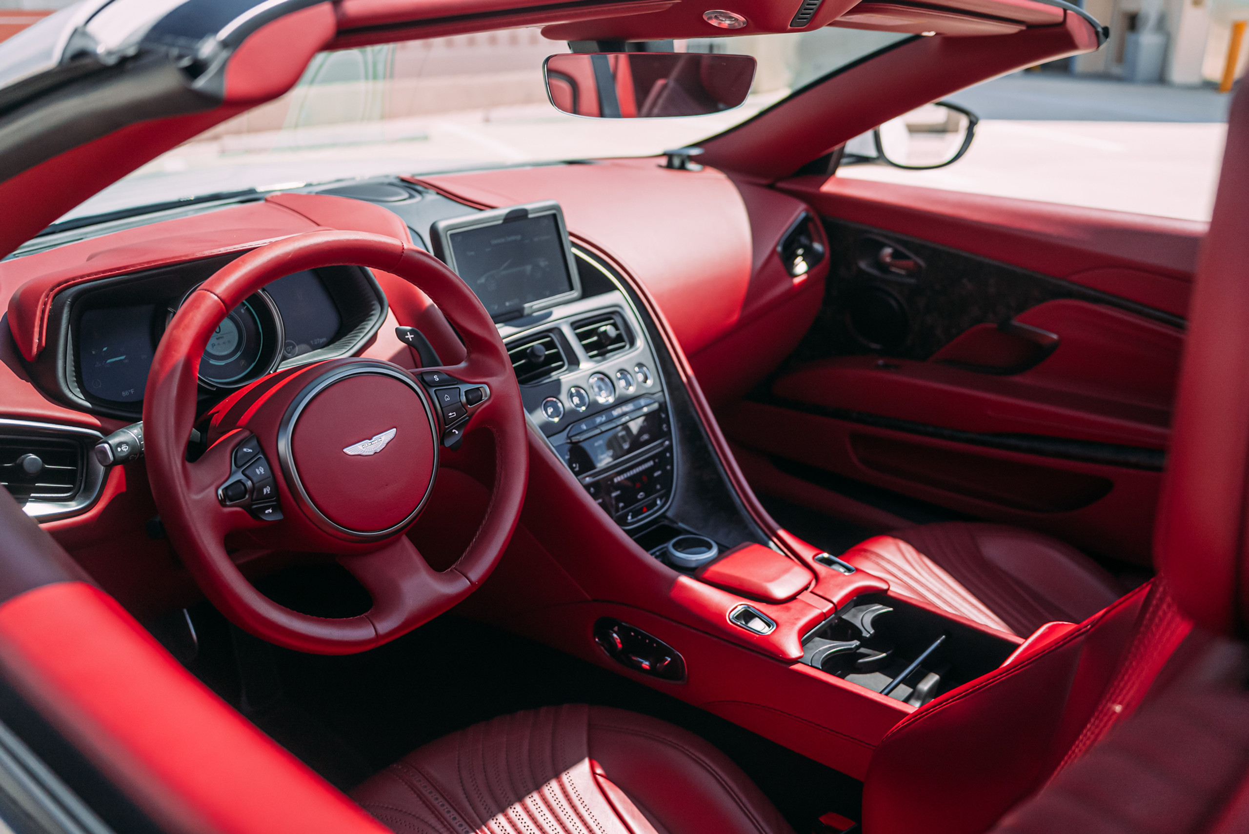 Aston Martin DB11 Silver 2019 — exterior side view