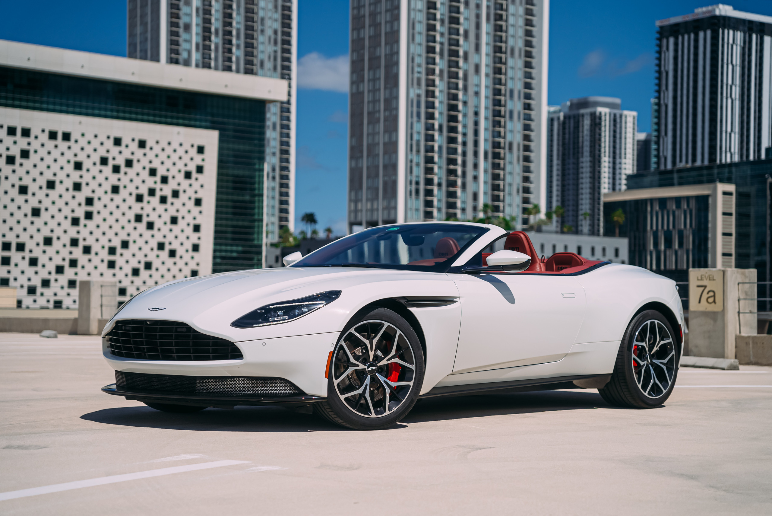 Aston Martin DB11 Silver 2019 — interior dashboard
