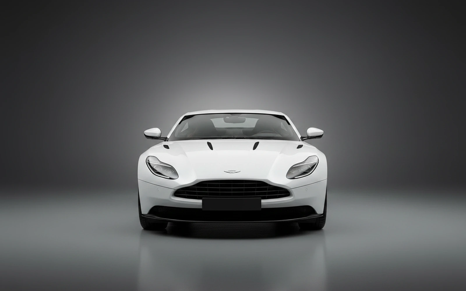 Aston Martin DB11 White 2019 — exterior side view