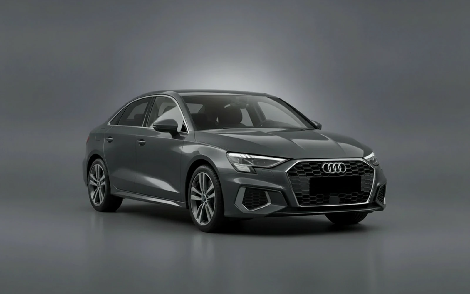 Audi A3 Dark-grey 2026 for rent in Miami — exterior photo