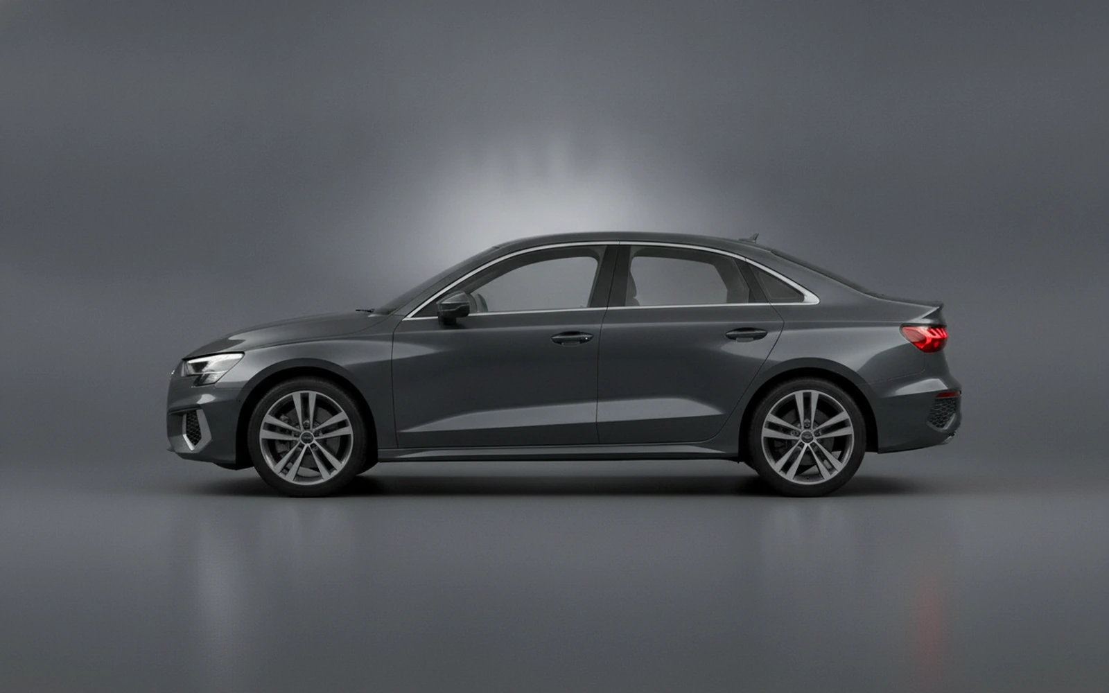 Audi A3 Dark-grey 2026 — exterior rear view