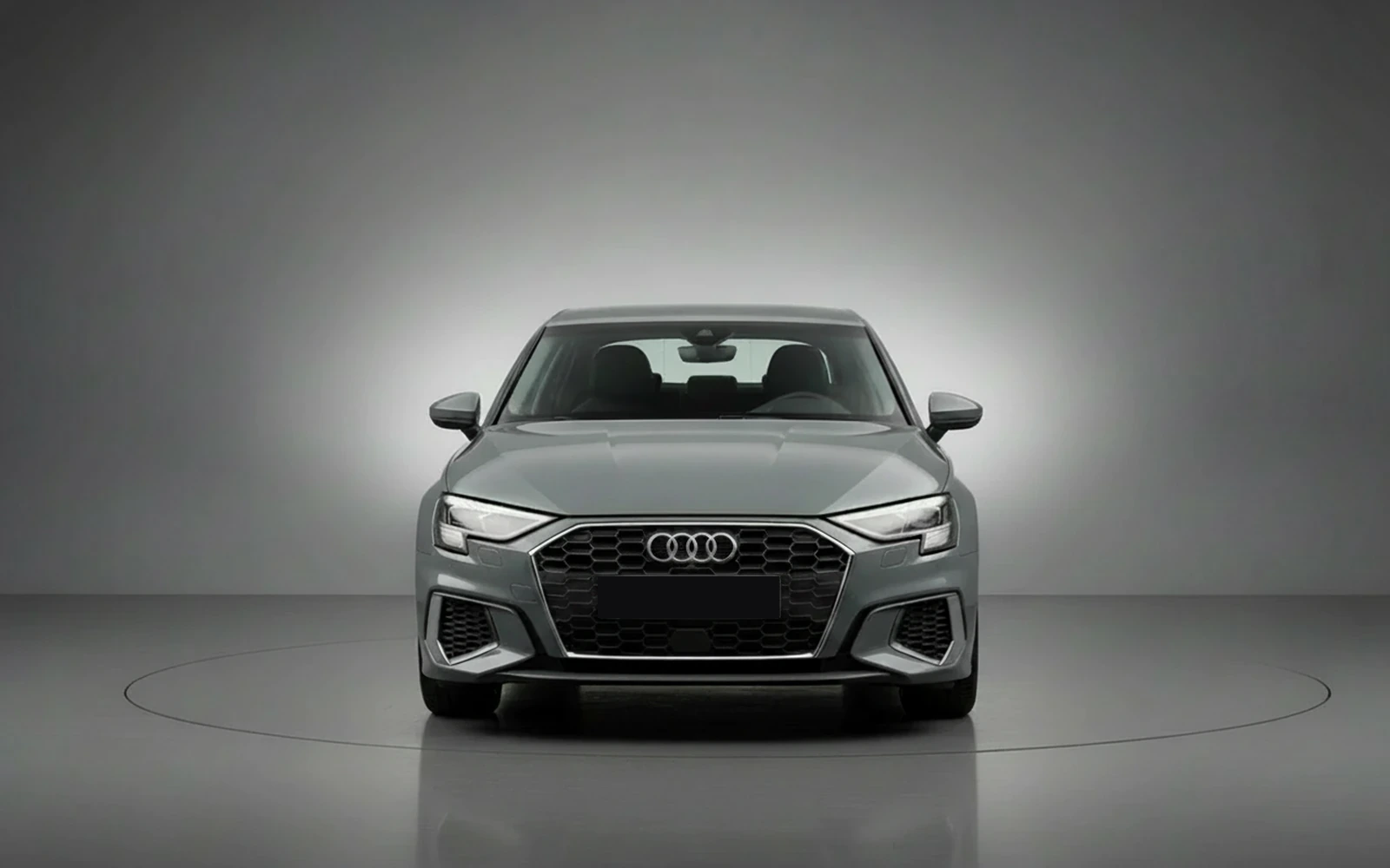 Audi A3 Grey 2026 — exterior side view