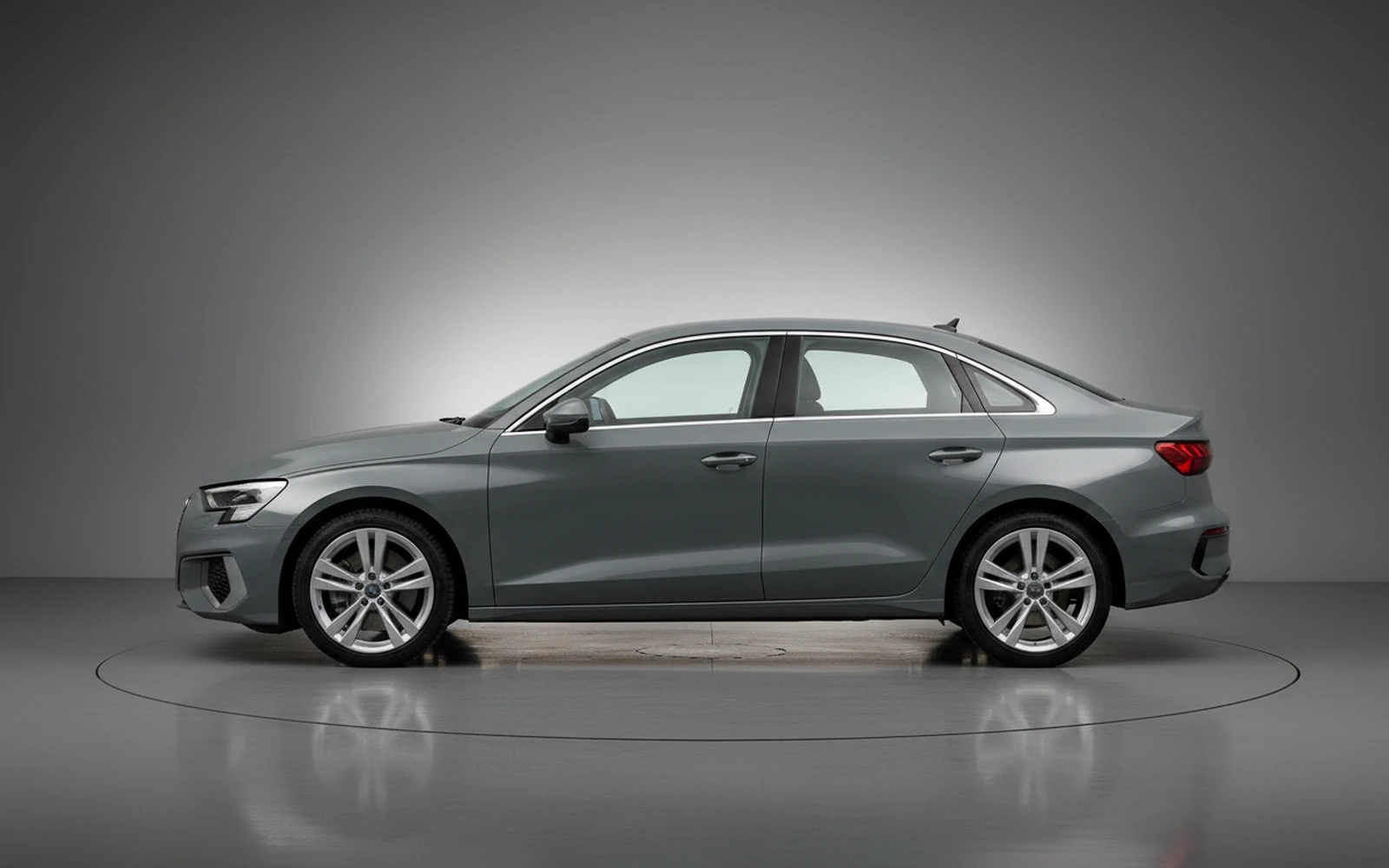 Audi A3 Grey 2026 — exterior rear view