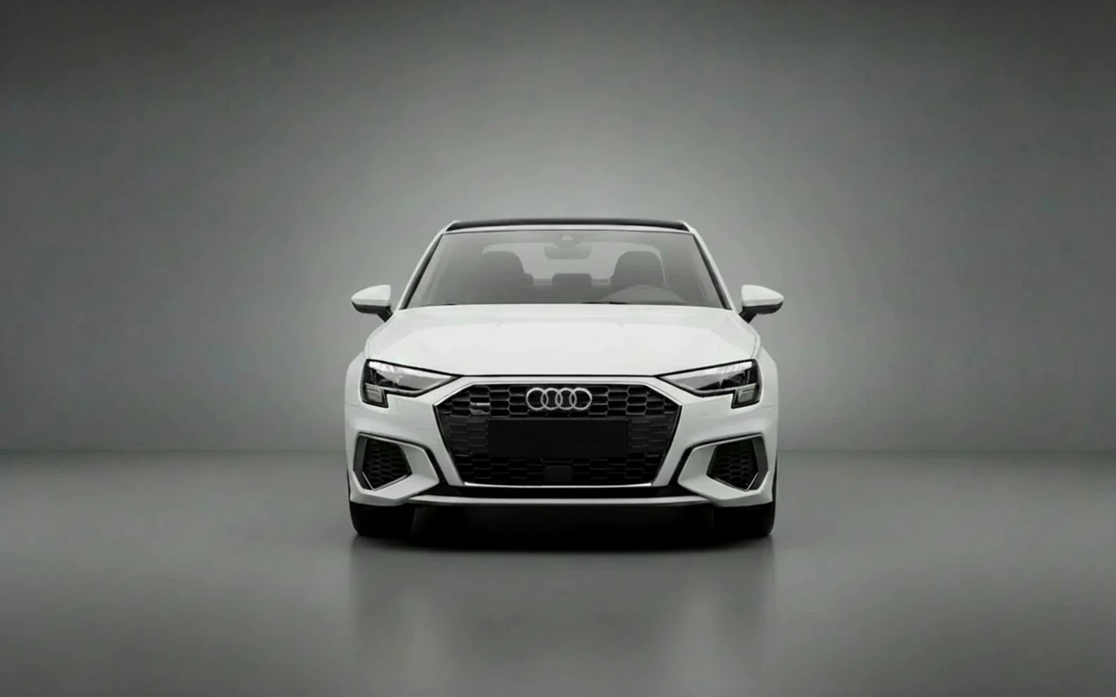 Audi A3 White 2026 — exterior side view