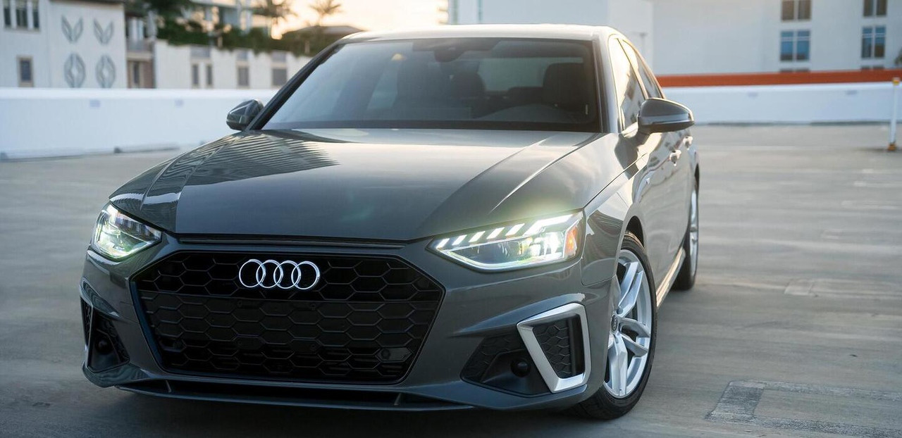 Audi A4 Grey 2023 — interior seats