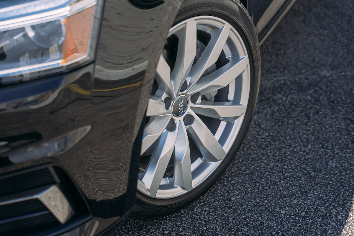 Audi A5 Black 2018 — interior dashboard