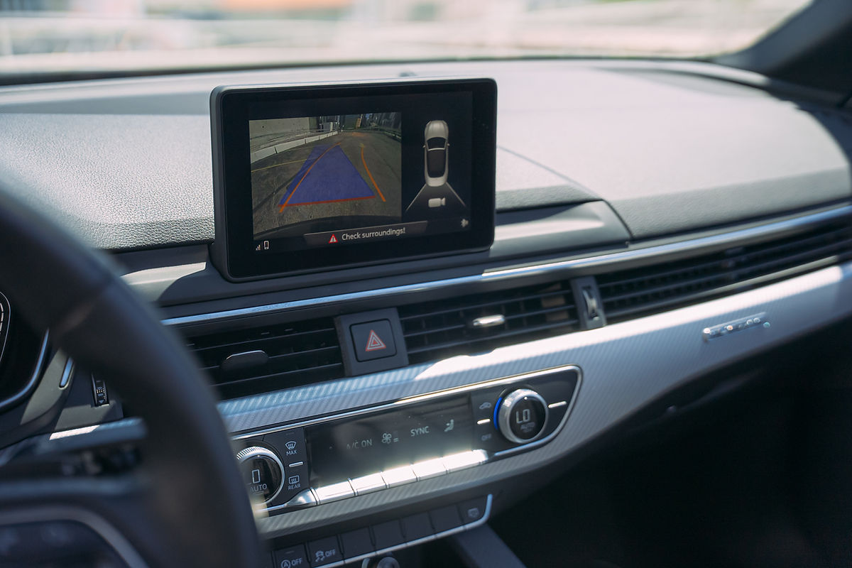 Audi A5 Black 2018 — interior seats