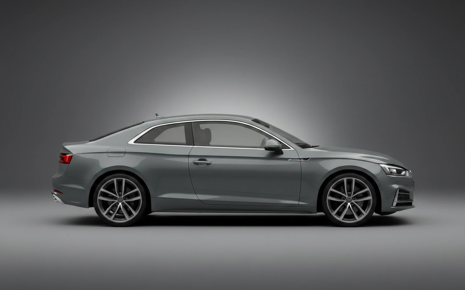 Audi A5 Grey 2018 — exterior rear view