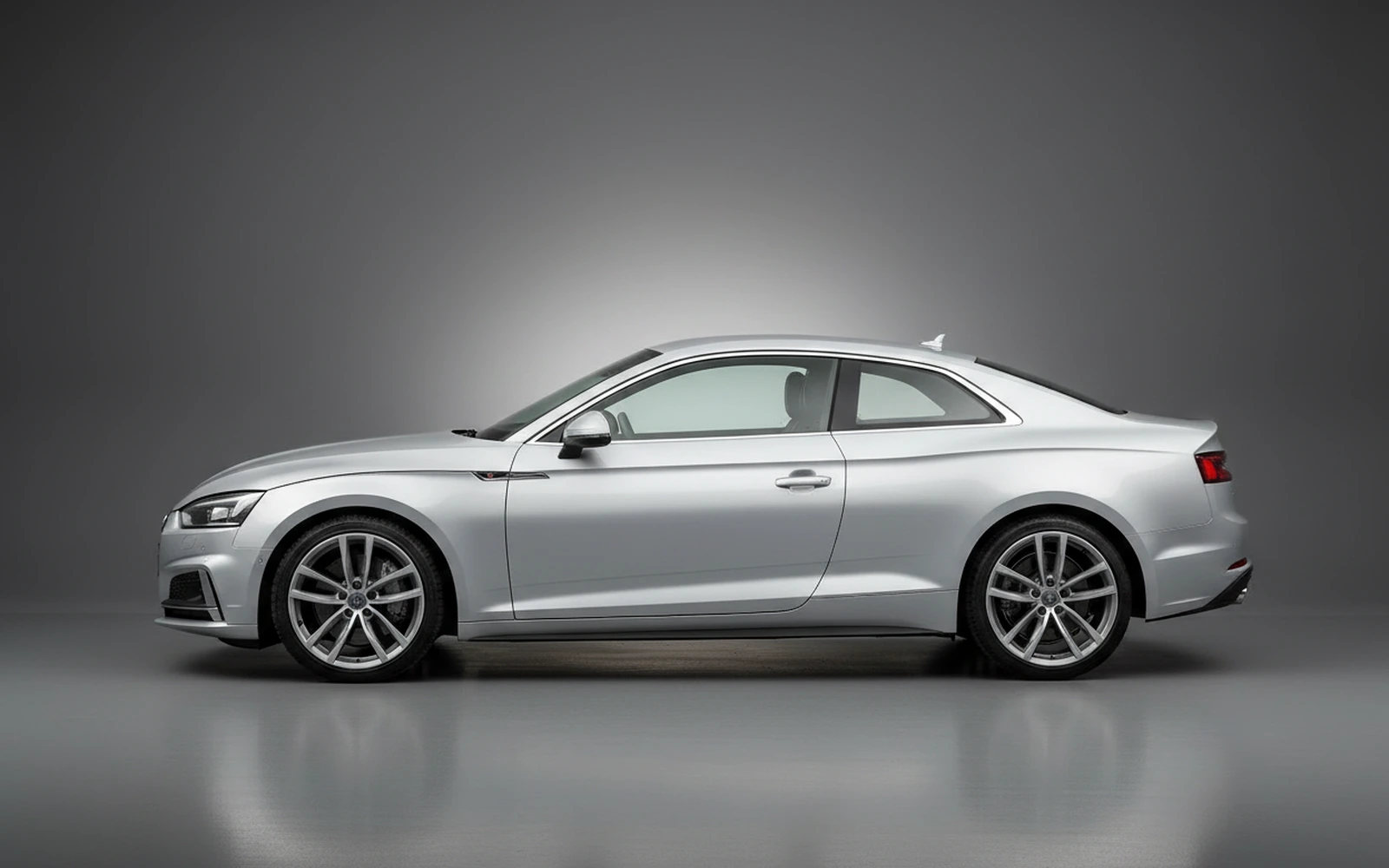 Audi A5 Silver 2018 — exterior rear view