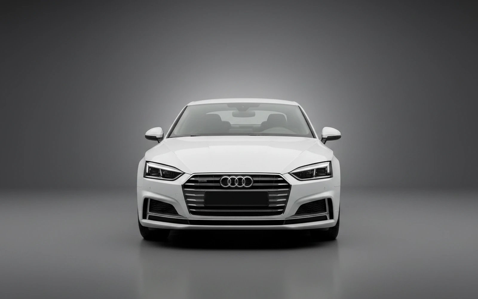 Audi A5 Blanco 2018 — exterior side view