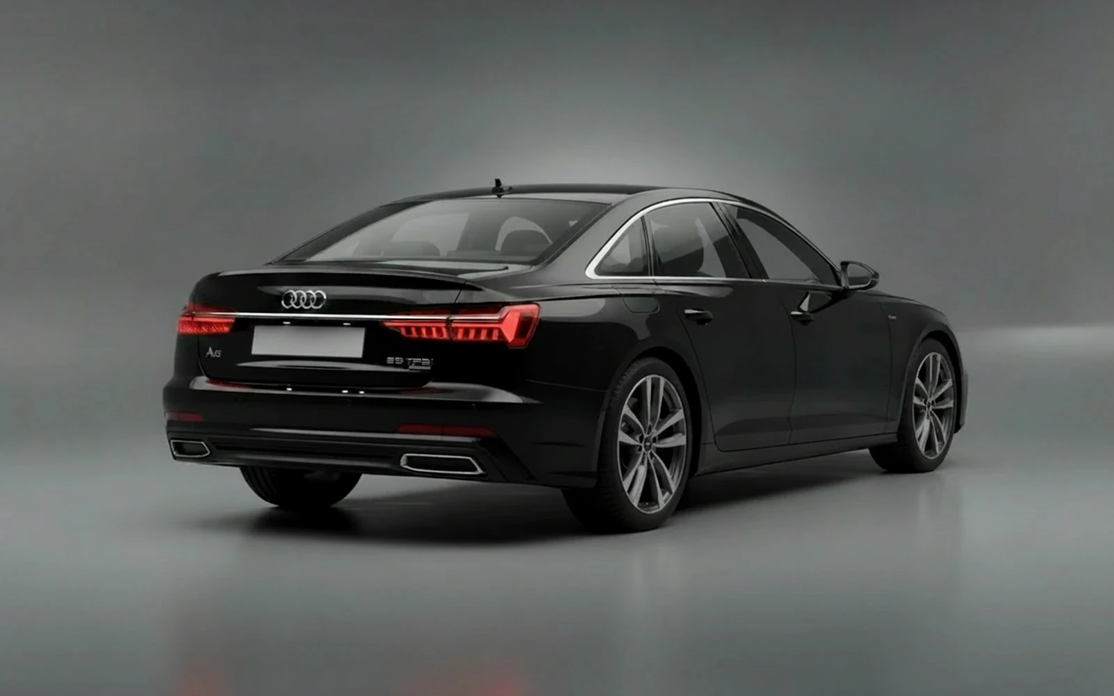 Audi A6 Black 2024 — interior dashboard