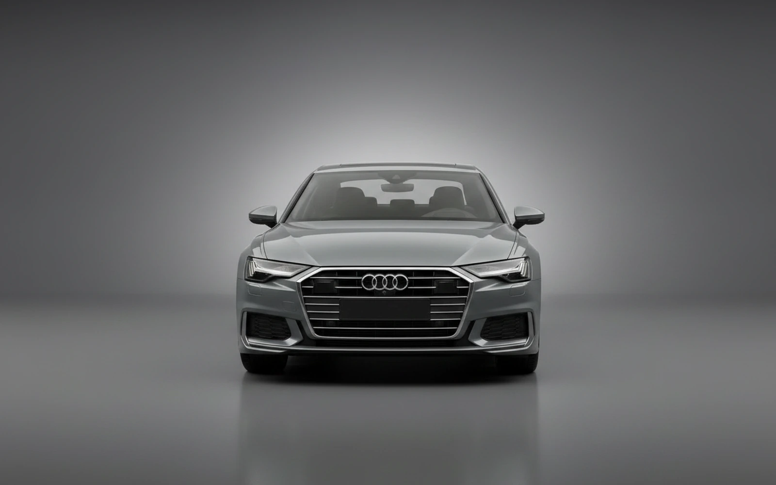Audi A6 Grey 2024 — exterior side view