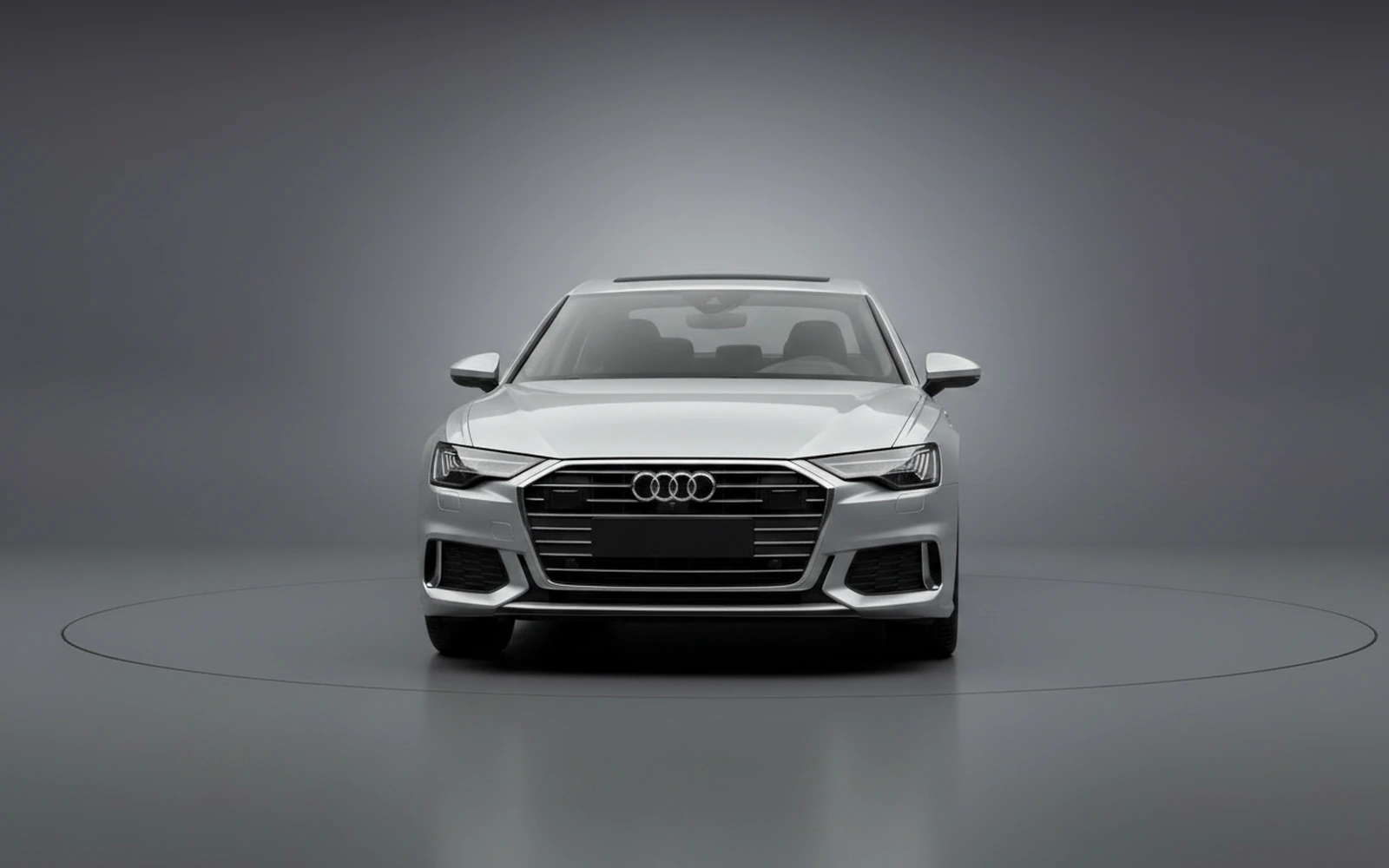 Audi A6 Silver 2024 — exterior side view