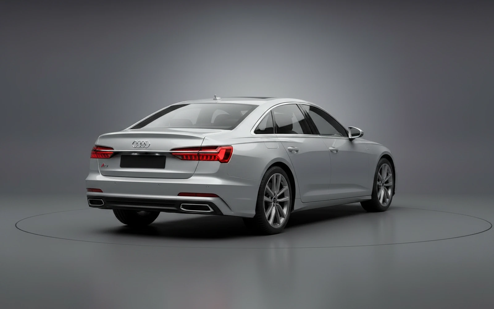 Audi A6 Silver 2024 — interior dashboard