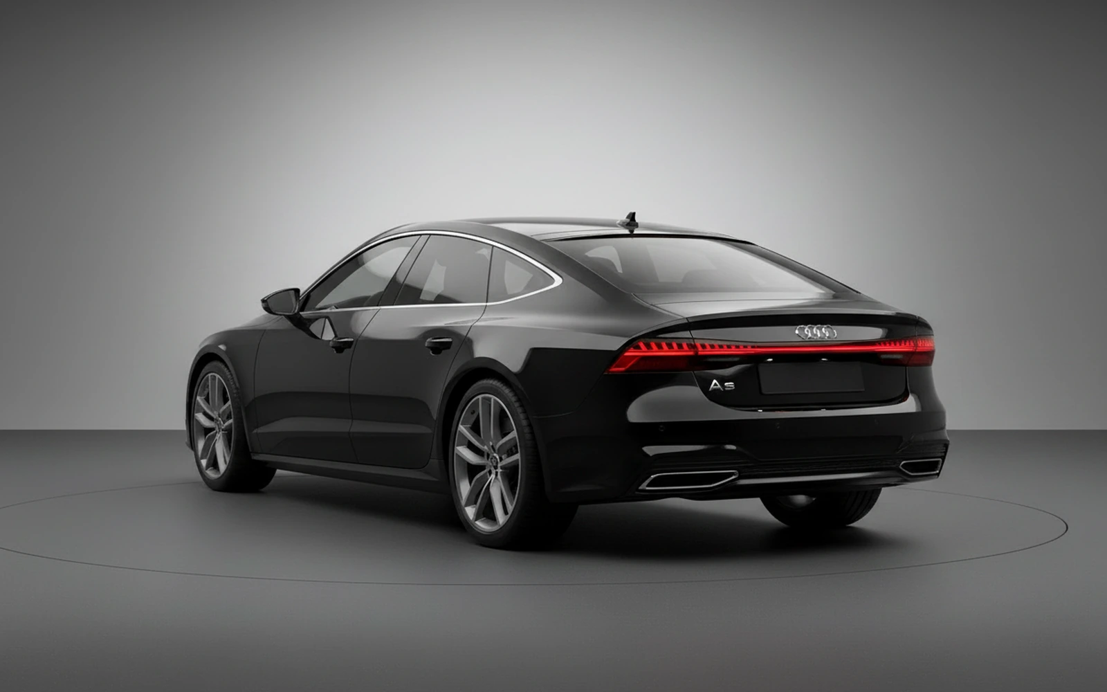 Audi A7 Black 2024 — interior dashboard