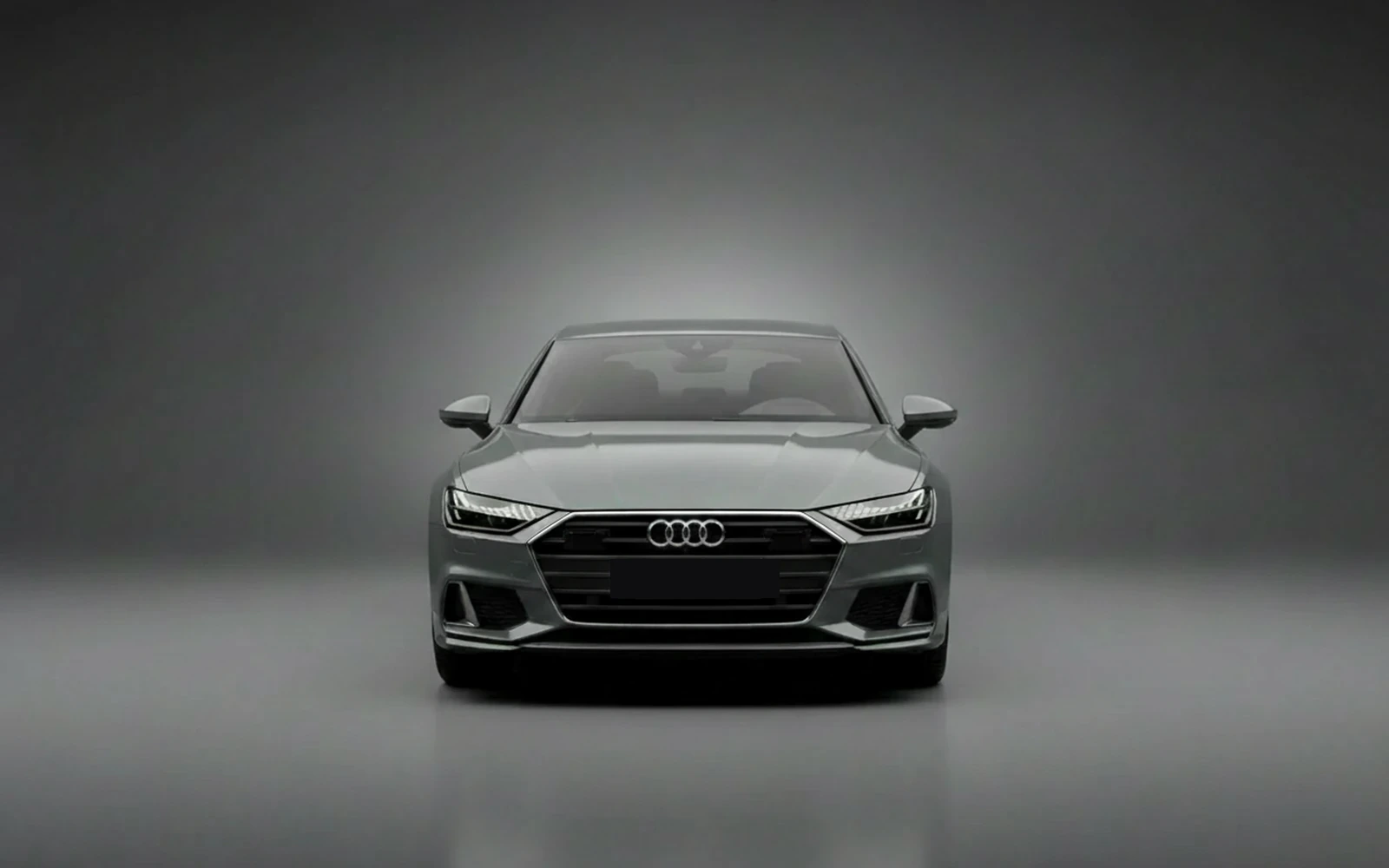 Audi A7 Grey 2024 — exterior side view