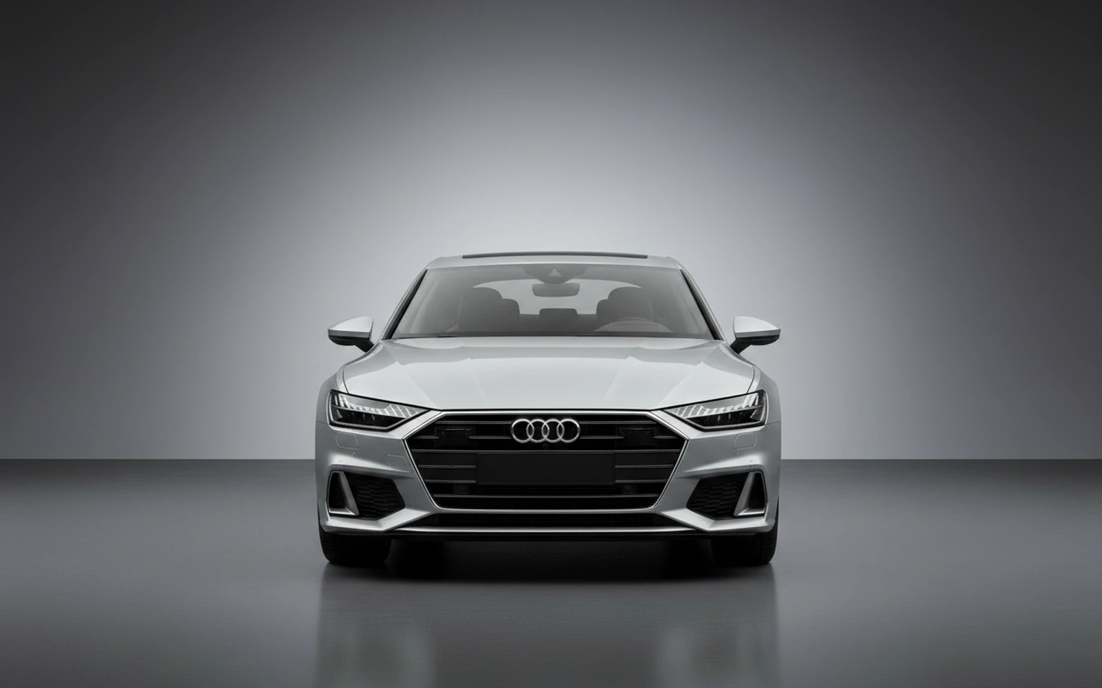 Audi A7 Silver 2024 — exterior side view
