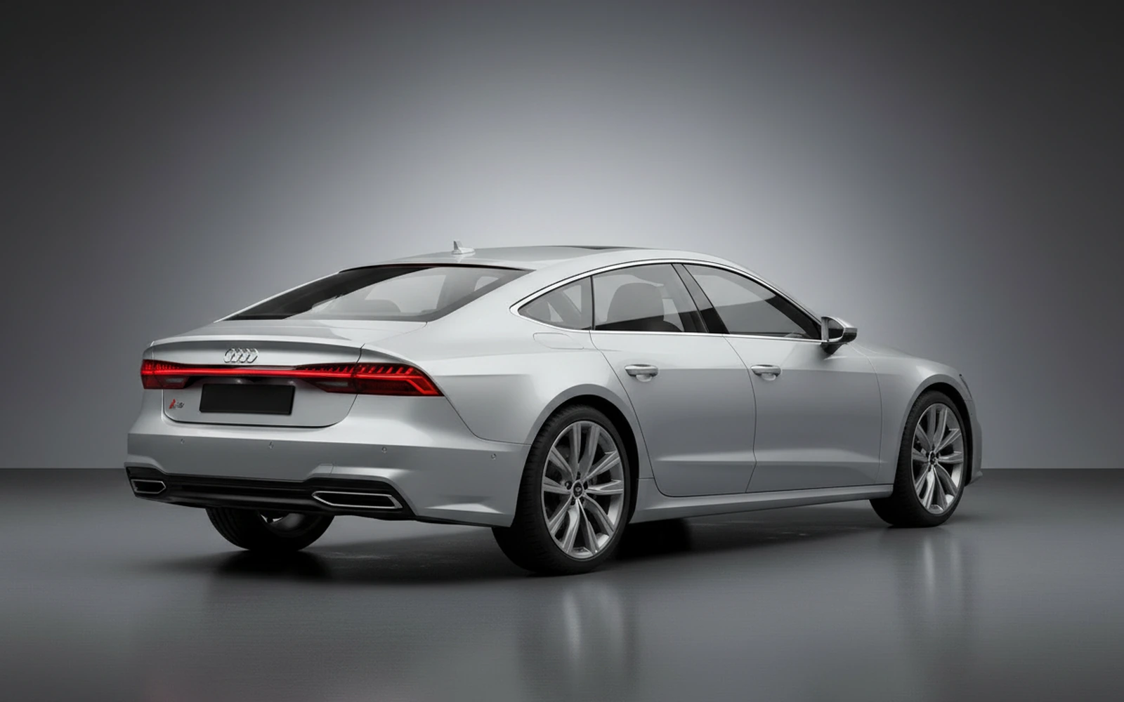 Audi A7 Silver 2024 — interior dashboard