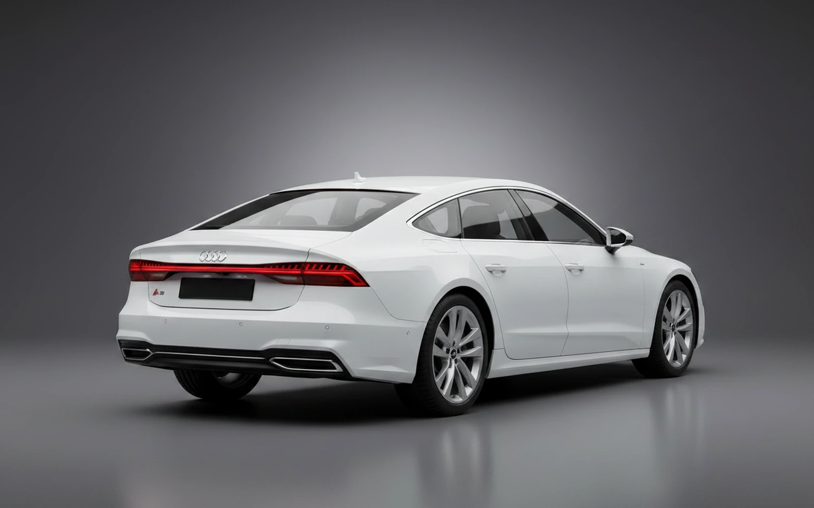 Audi A7 White 2024 — interior dashboard