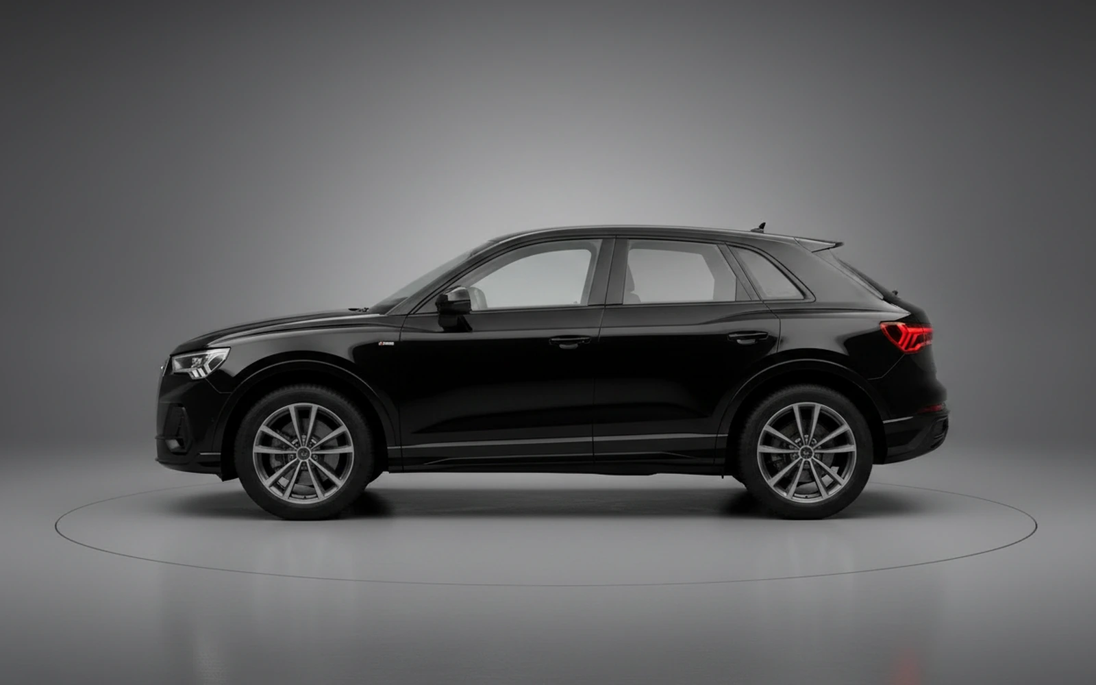 Audi Q3 Black 2020 — exterior rear view