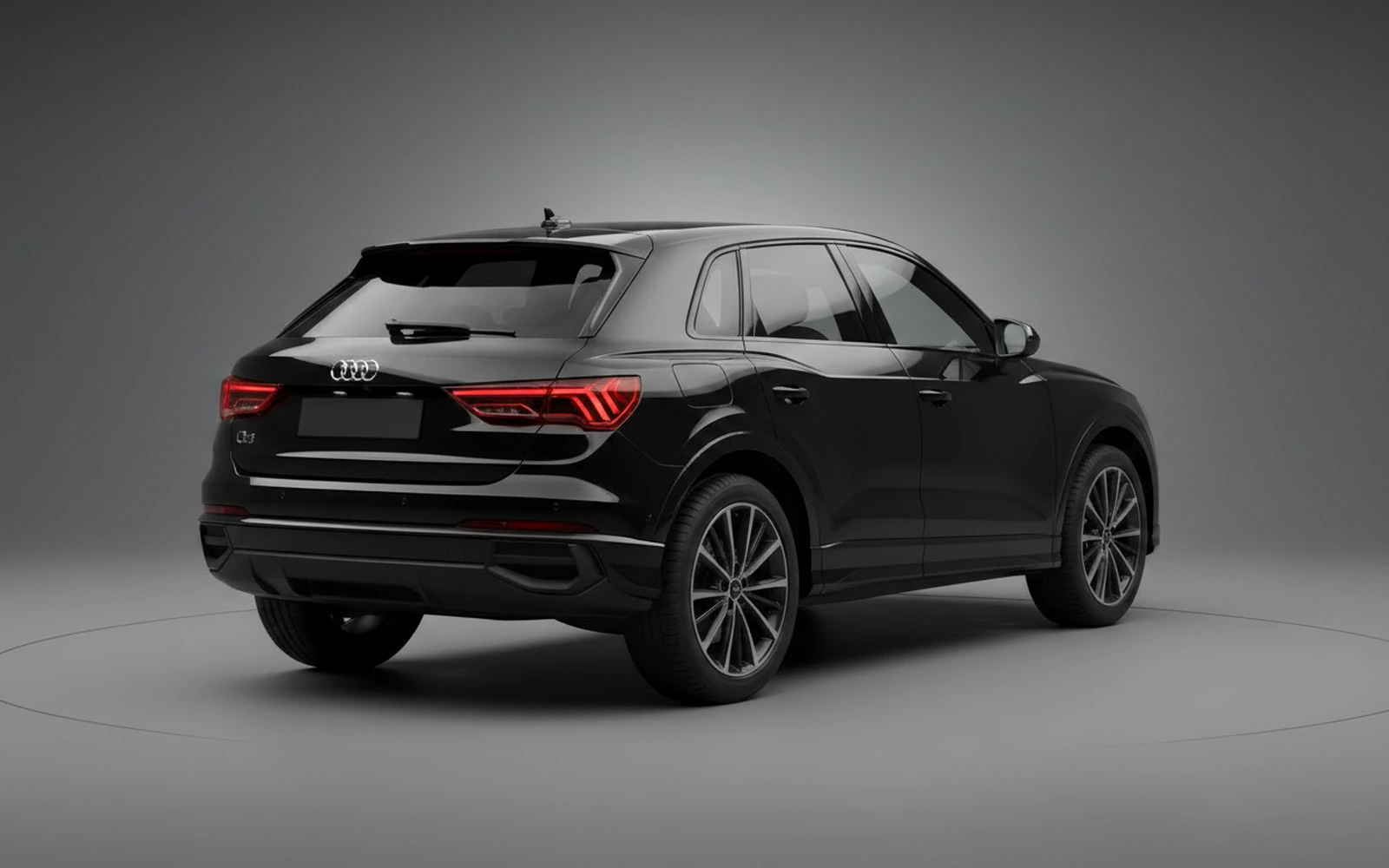 Audi Q3 Black 2025 — interior dashboard