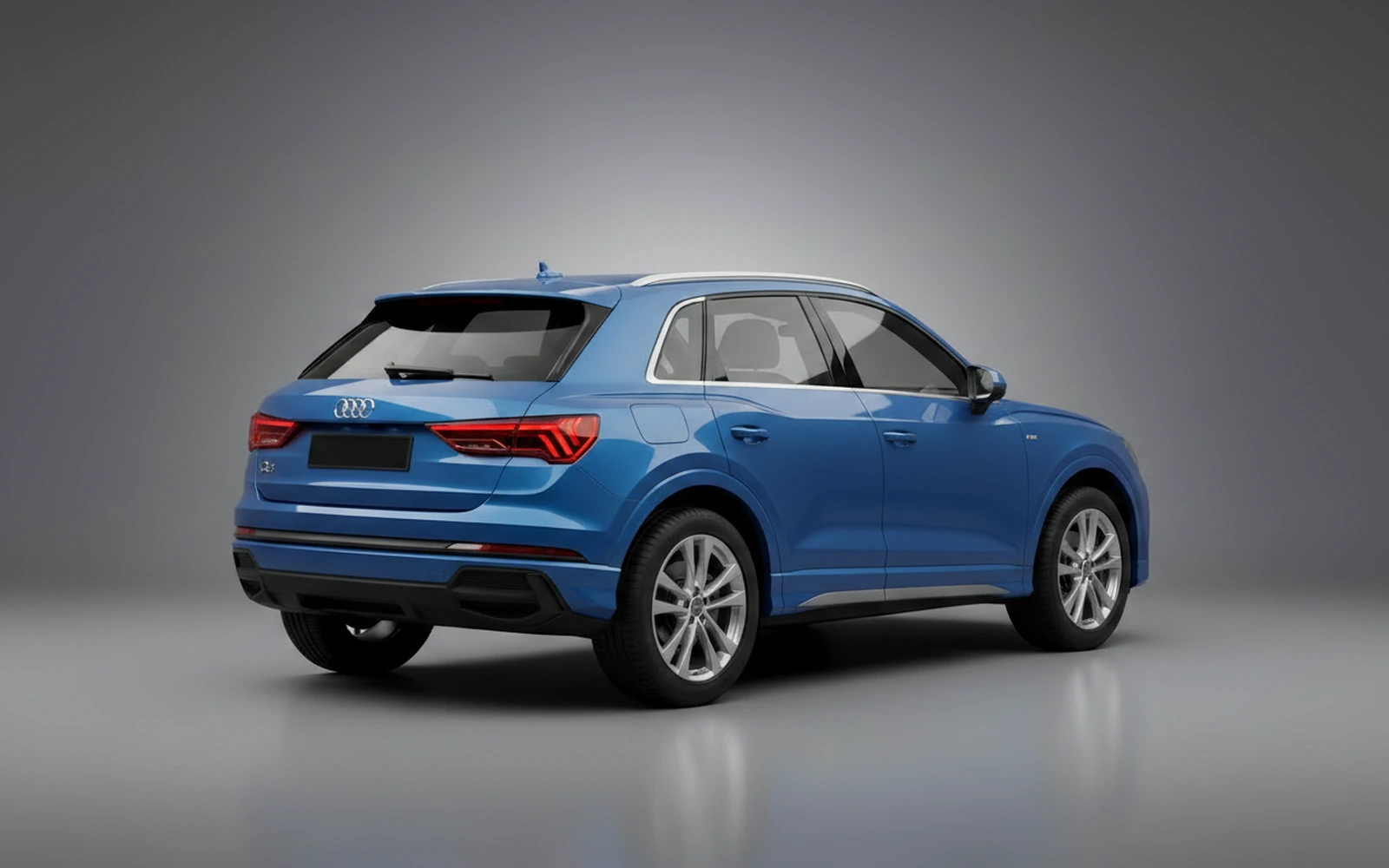 Audi Q3 Azul 2020 — interior dashboard