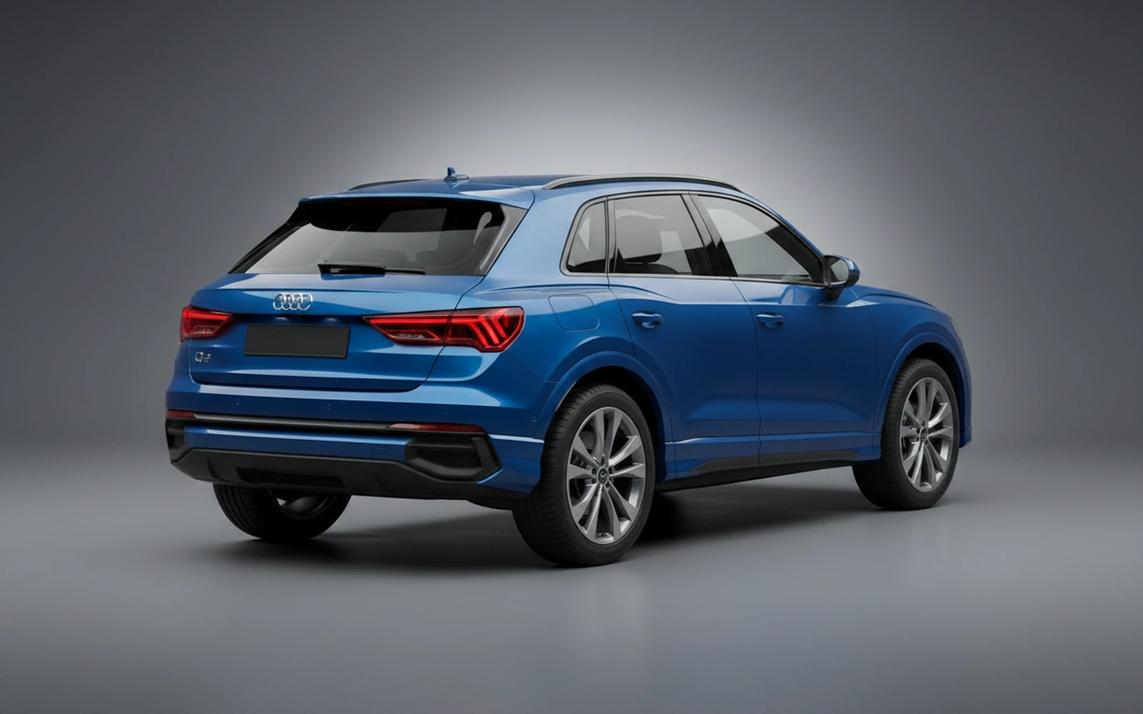 Audi Q3 Blue 2024 — interior dashboard