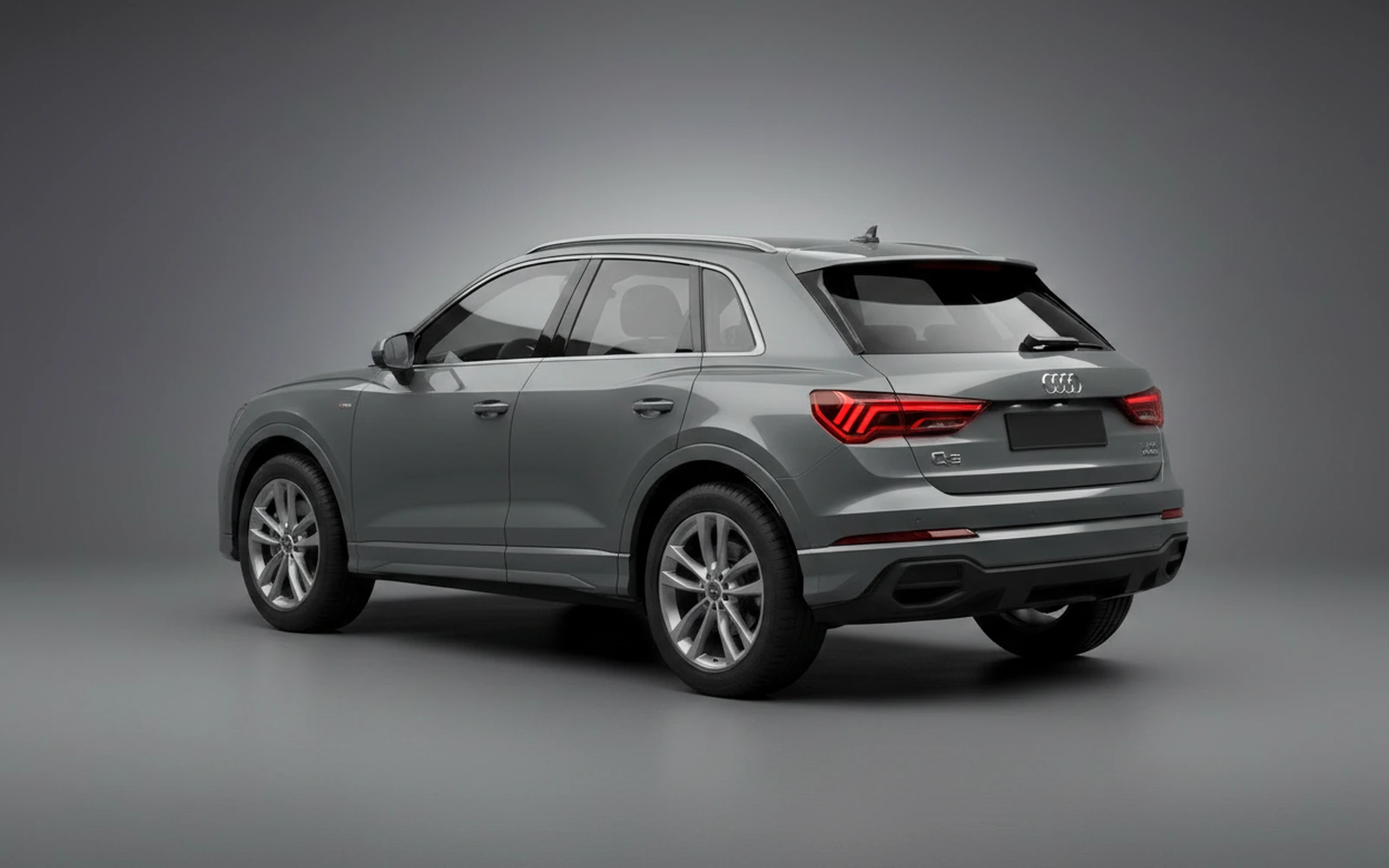 Audi Q3 Grey 2020 — interior dashboard