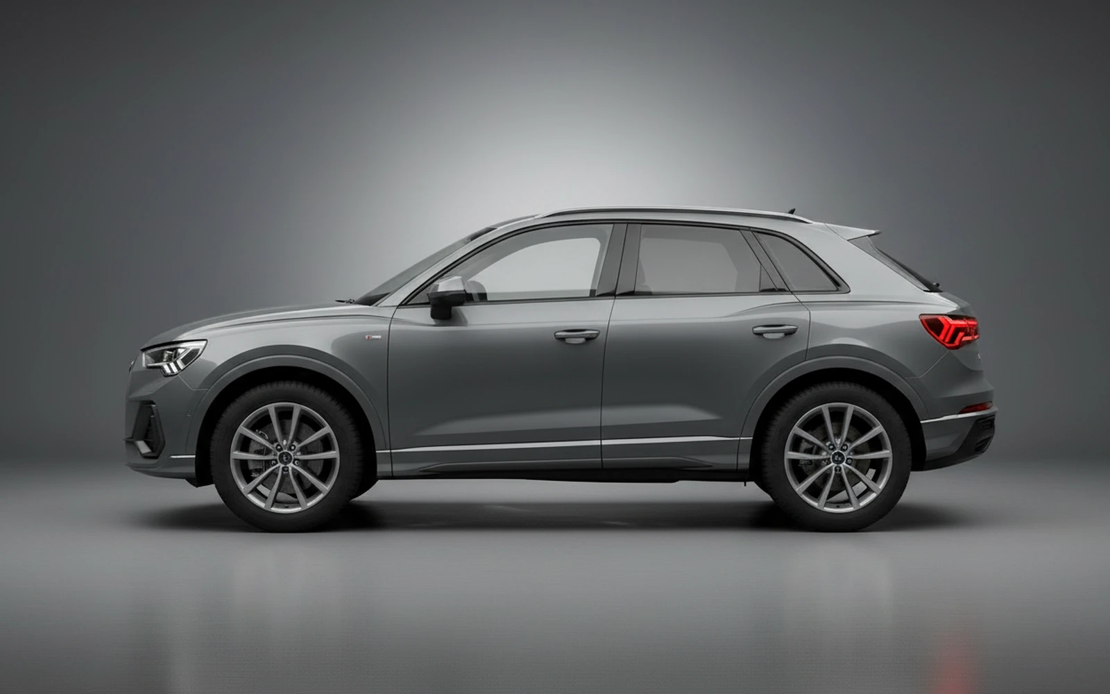 Audi Q3 Grey 2024 — exterior rear view