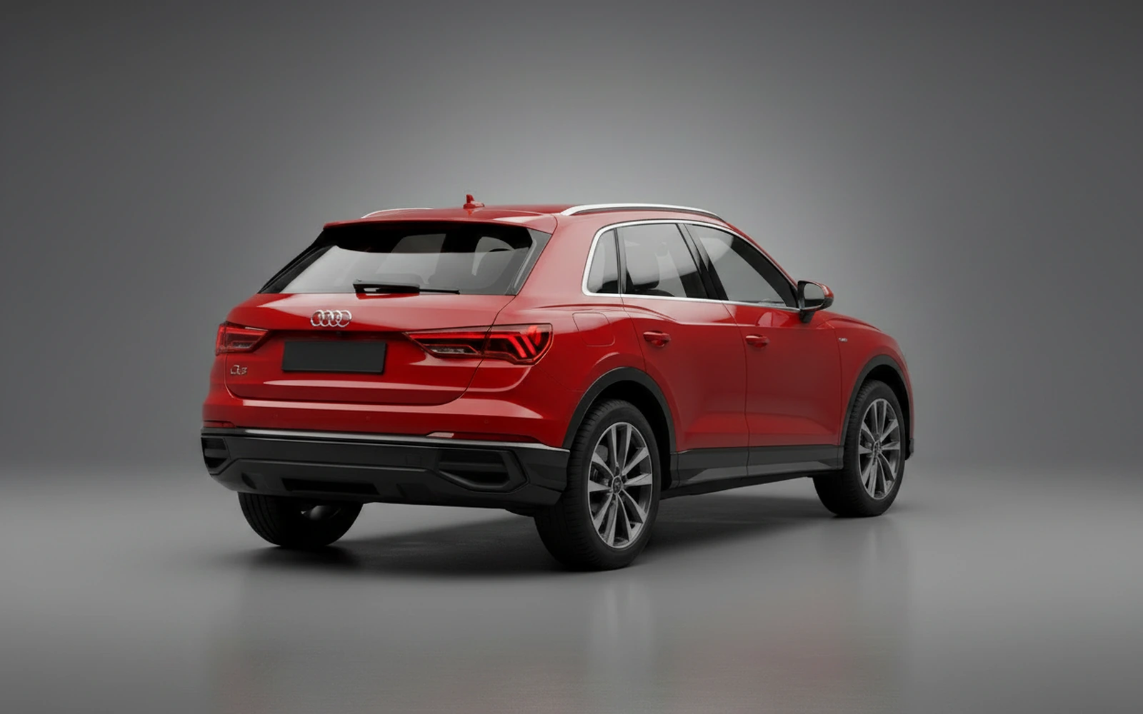 Audi Q3 Rojo 2020 — interior dashboard