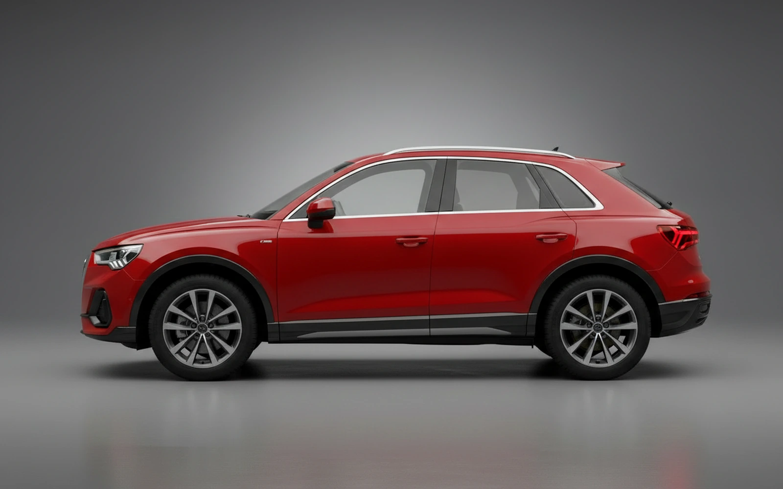 Audi Q3 Rojo 2020 — exterior rear view