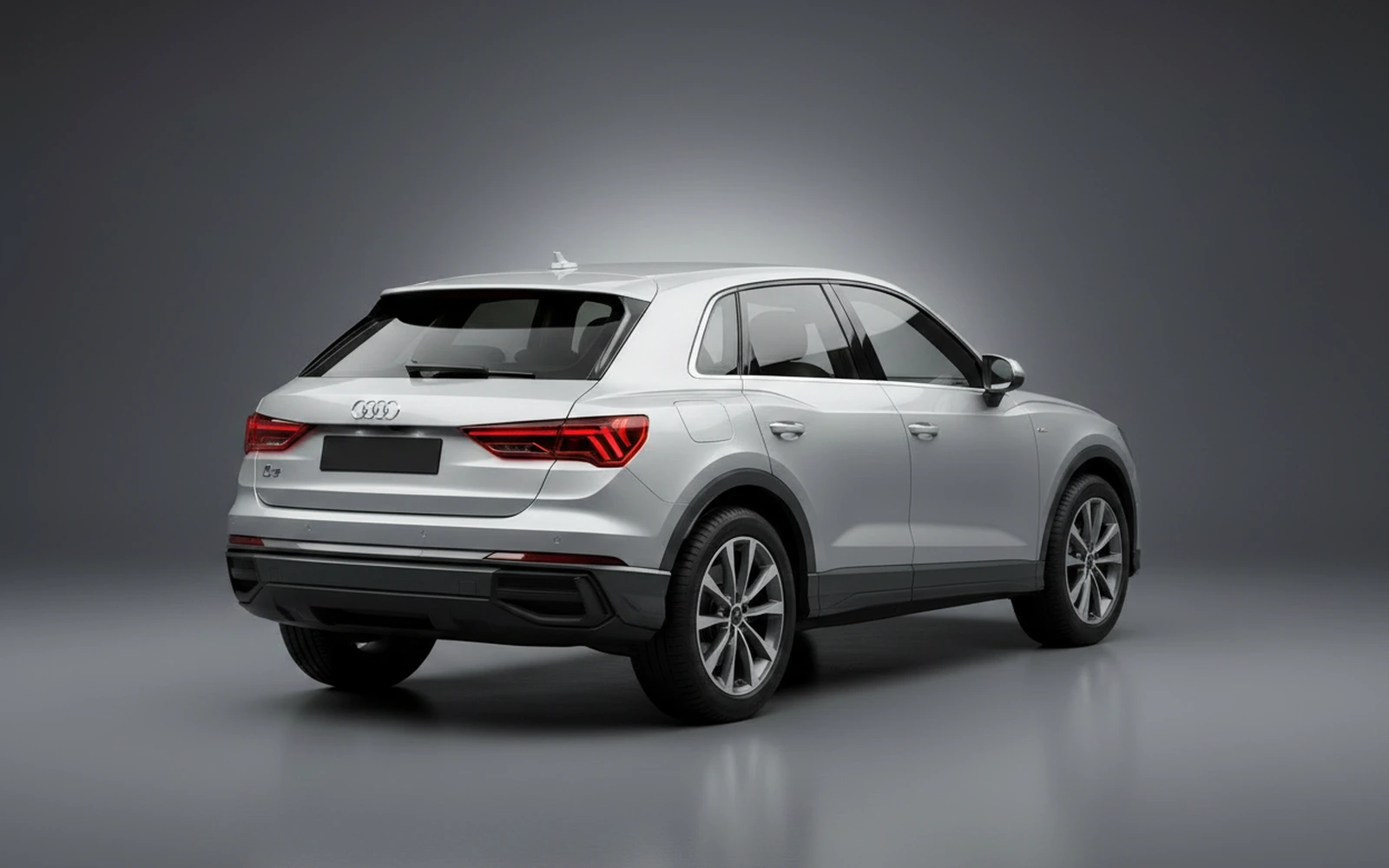 Audi Q3 Silver 2020 — interior dashboard