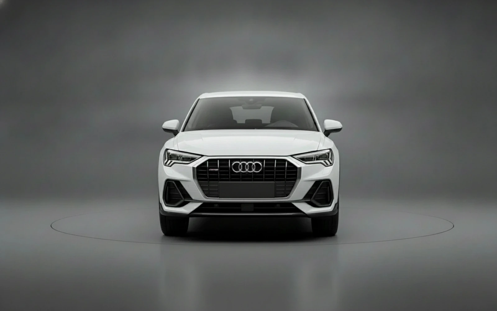 Audi Q3 White 2024 — exterior side view