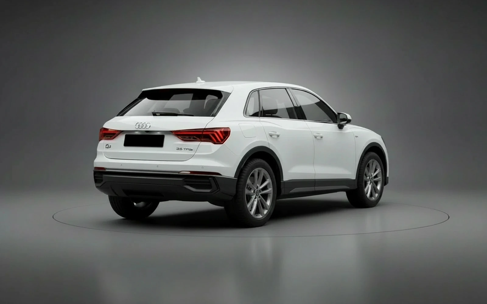 Audi Q3 White 2024 — interior dashboard