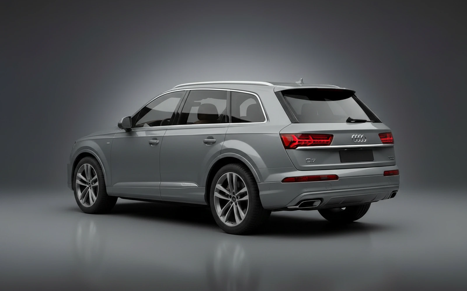 Audi Q7 Gris 2023 — interior dashboard