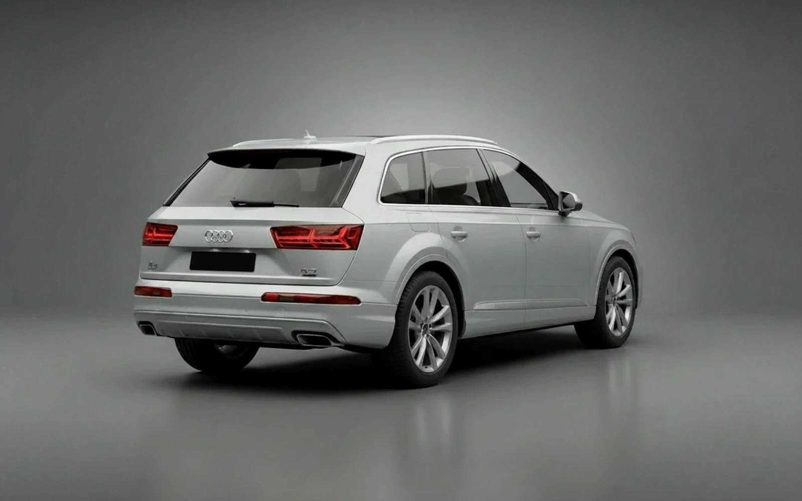 Audi Q7 Silver 2023 — interior dashboard