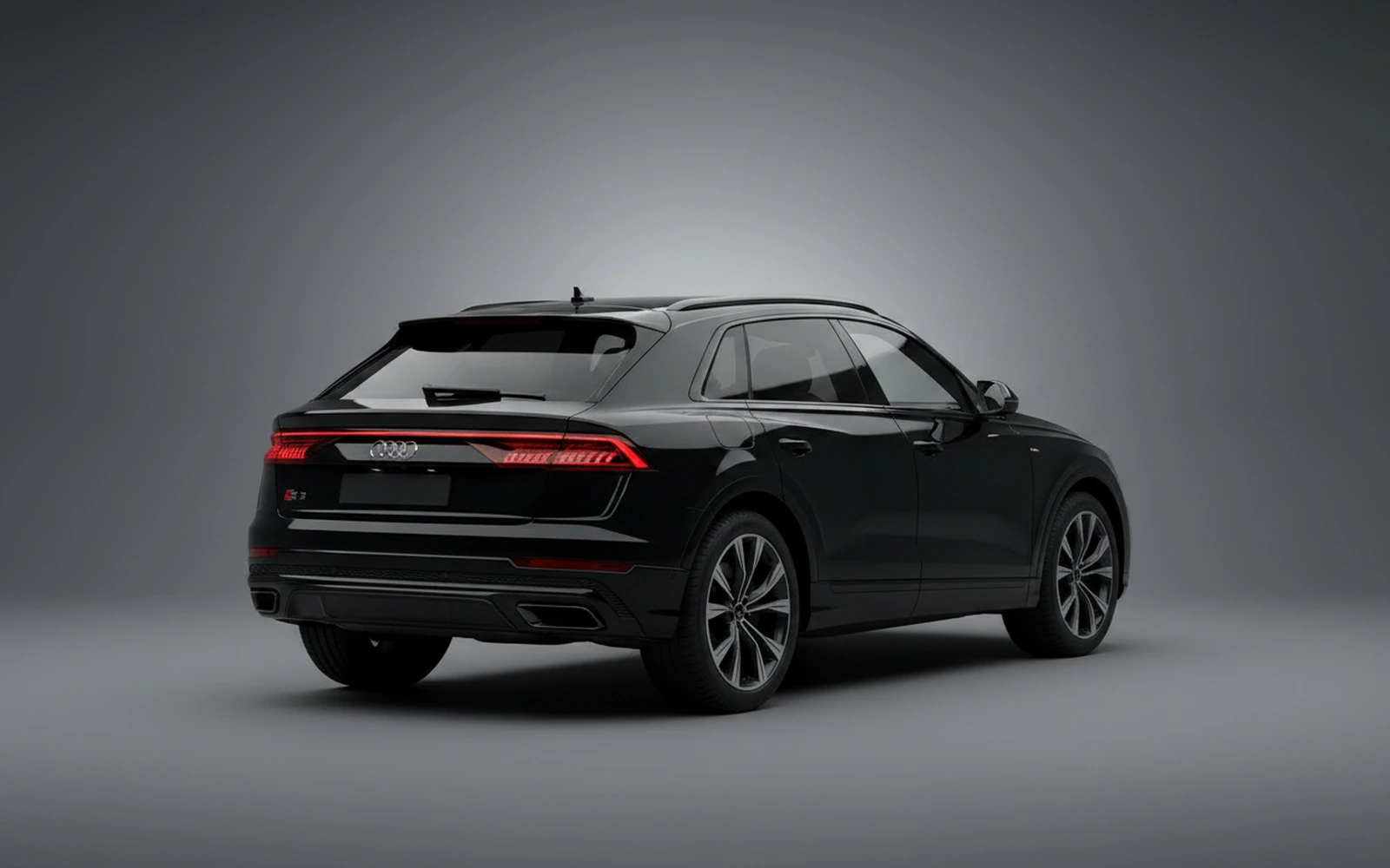 Audi Q8 Black 2023 — interior dashboard
