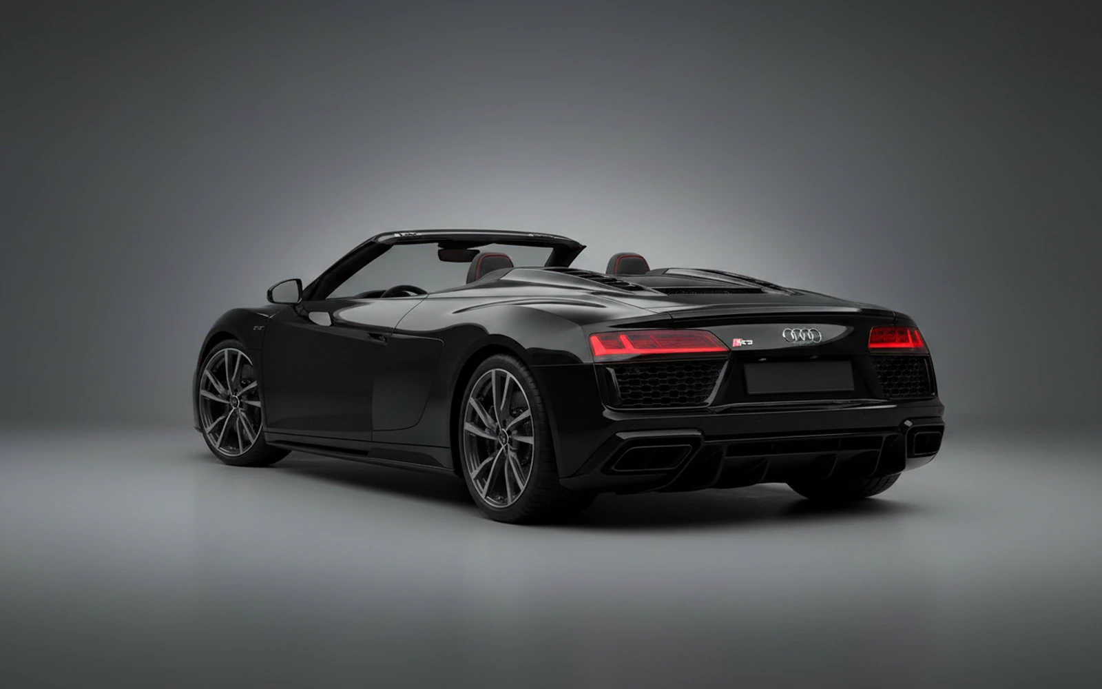 Audi R8 Spyder Negro 2022 — interior dashboard