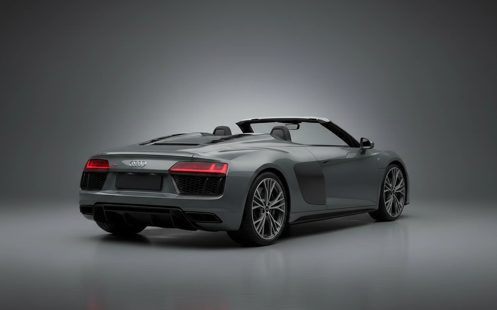 Audi R8 Spyder Gris 2022 — interior dashboard