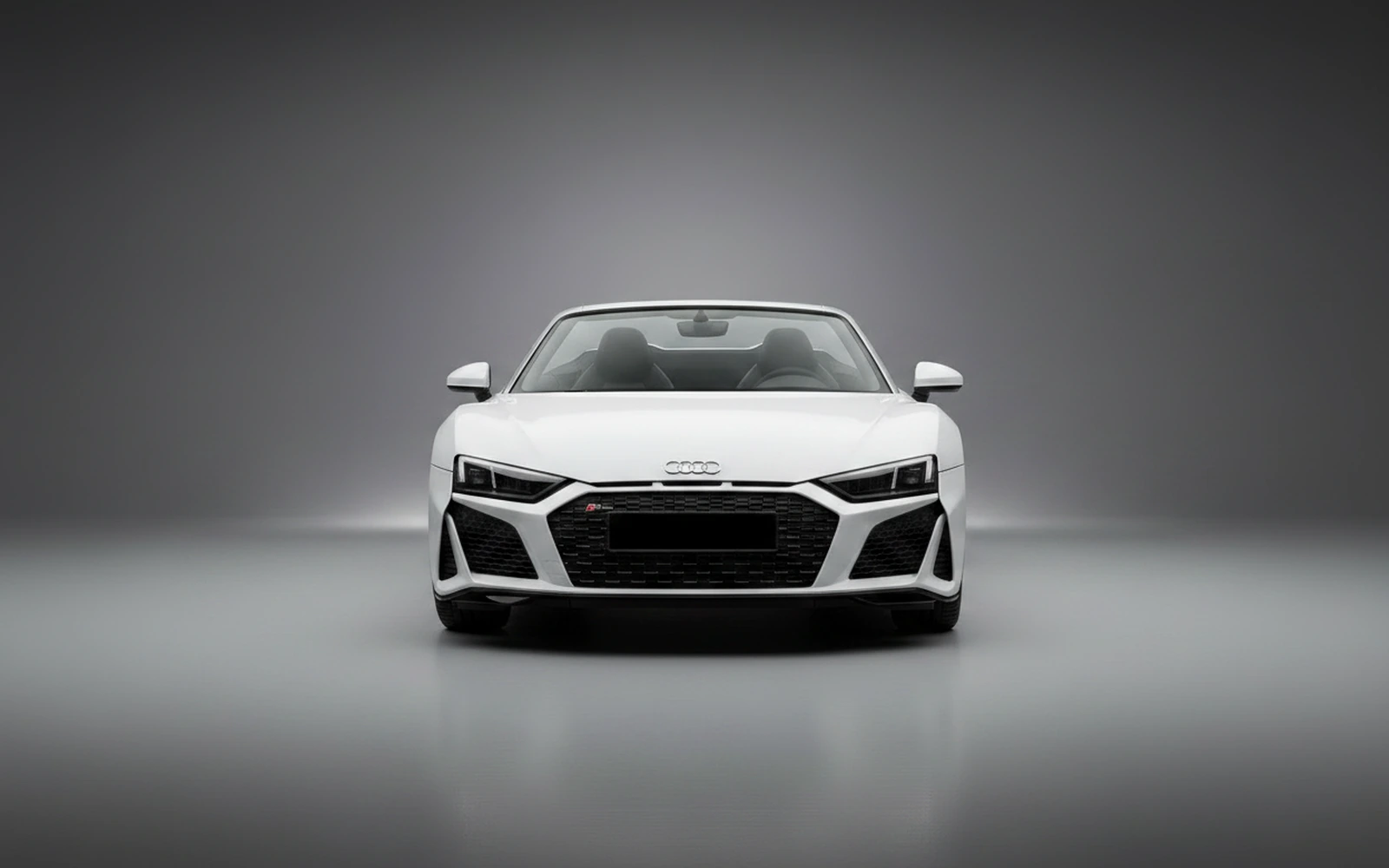 Audi R8 Spyder Blanco 2022 — exterior side view