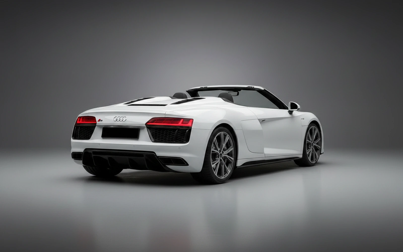 Audi R8 Spyder Blanco 2022 — interior dashboard
