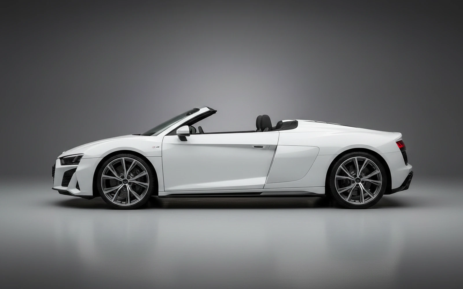 Audi R8 Spyder Blanco 2022 — exterior rear view