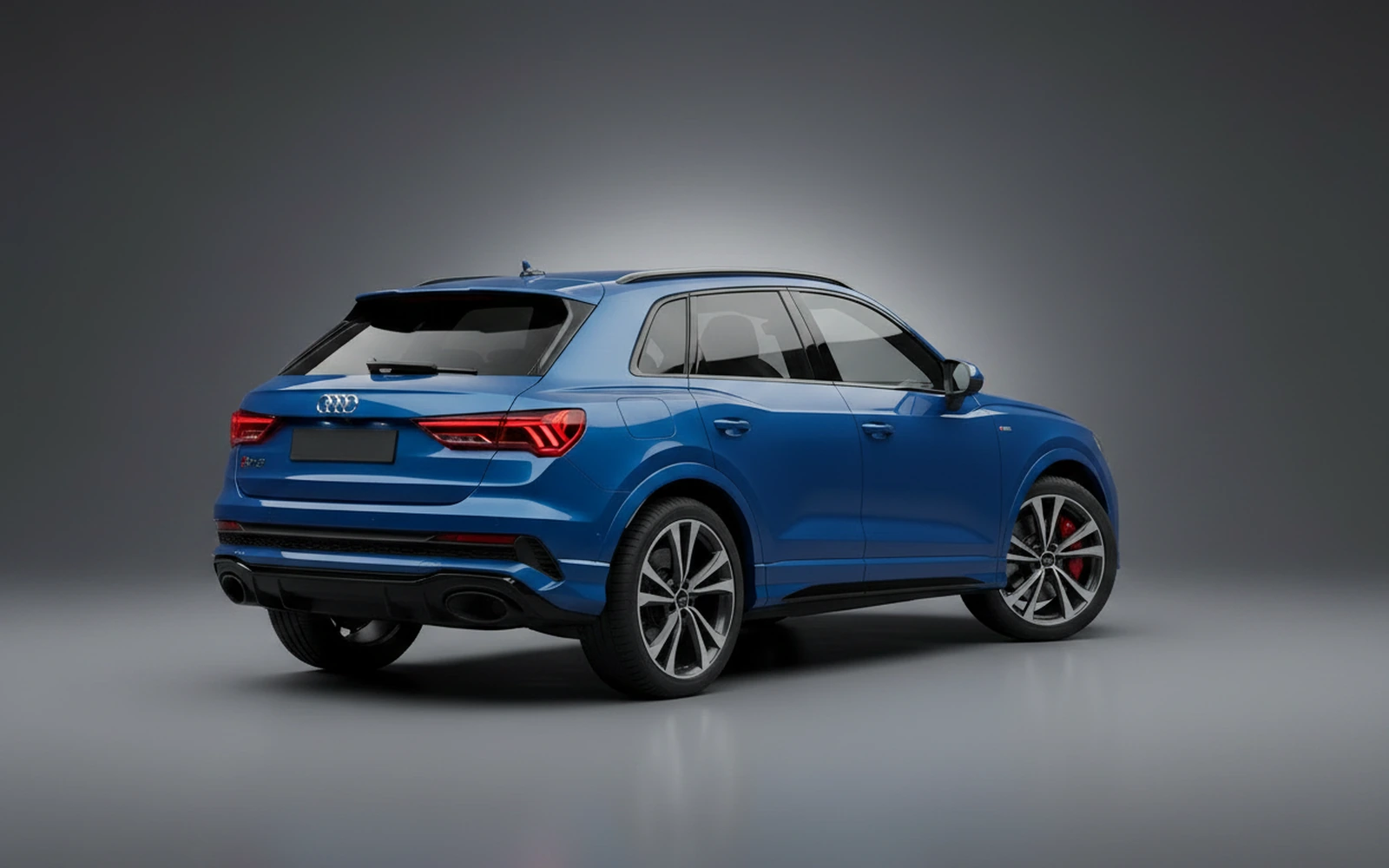 Audi Rs Q3 Blue 2023 — interior dashboard