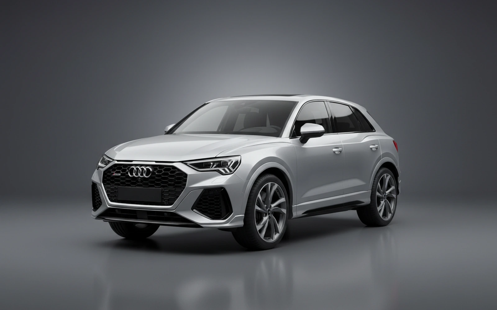 Audi Rs Q3 Plata 2023 for rent in Miami — exterior front view