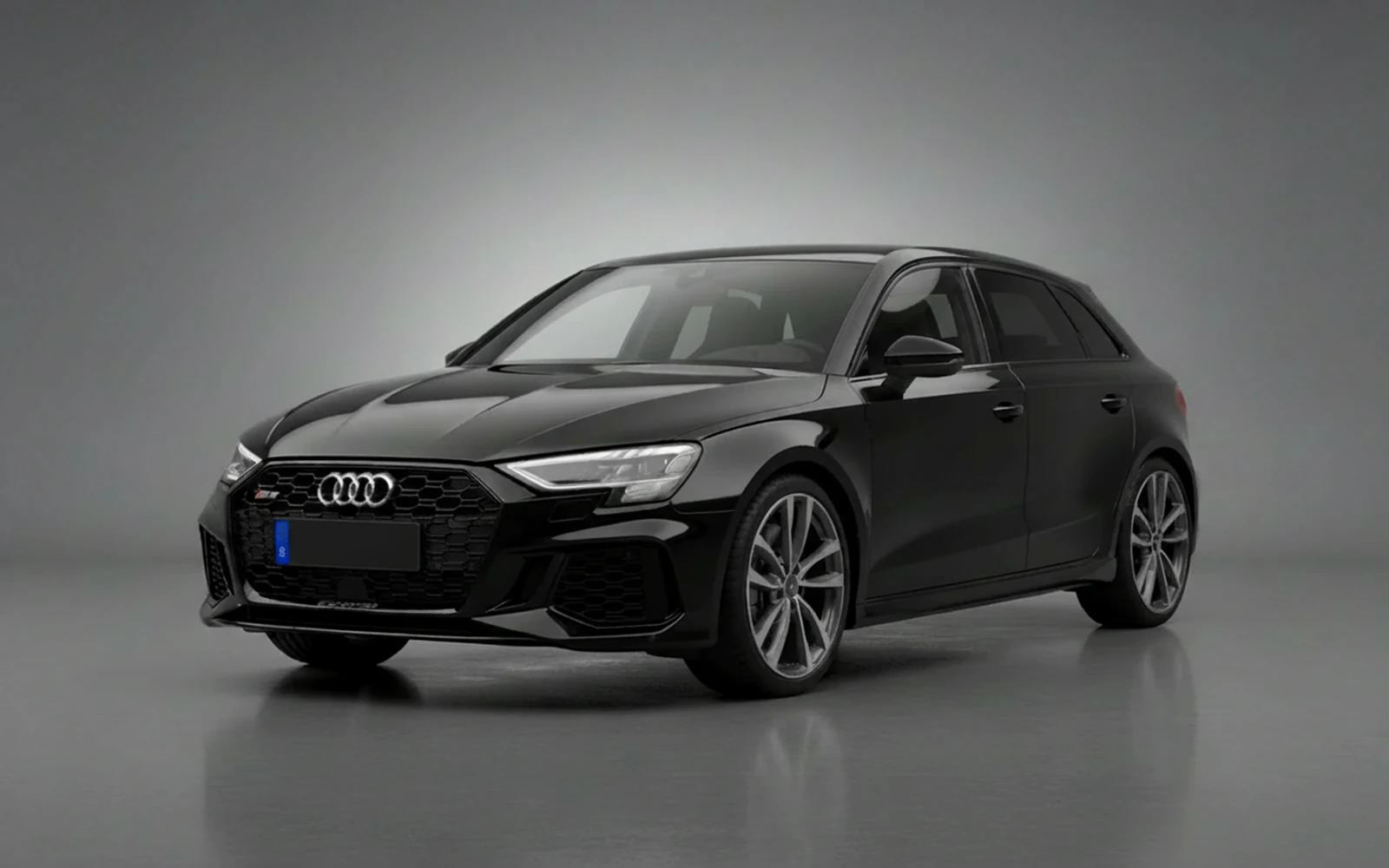 Audi Rs3 Black 2023 for rent in Miami — exterior photo
